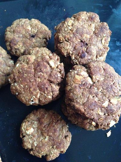 Rojo azúcar avena  .  galletas