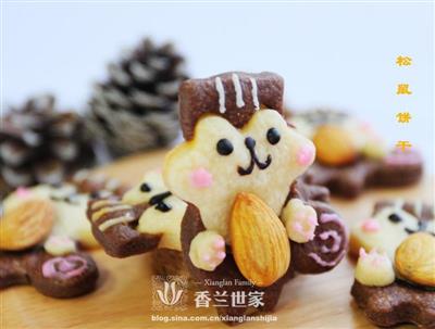 Happy squirrel biscuits through childhood - the Shan family