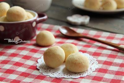 Bola de galleta de queso