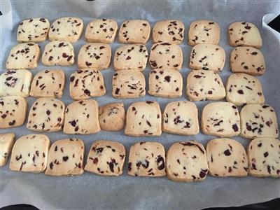 Caseros galletas de arándanos