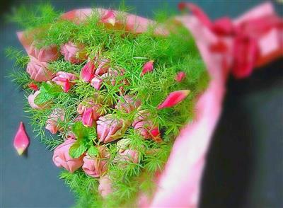 Rose cookies in the evening