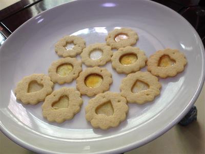 Glass sugar cookies