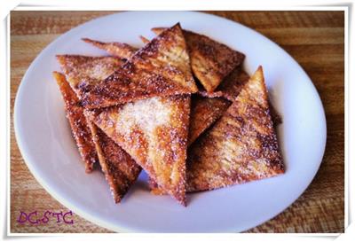 Canela roja azucar delgado chips