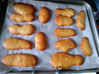 Las galletas de dedo de Tiramisu