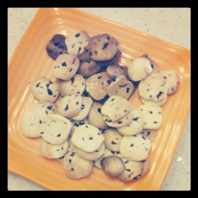 Handmade cranberry cookies