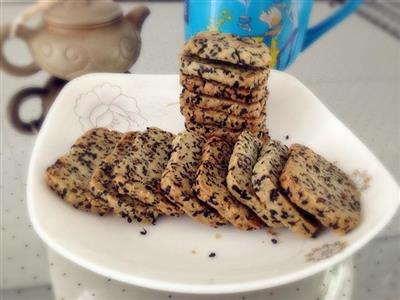 Sesame seafood pancakes