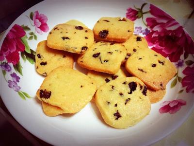 Cranberries and grapes and cookies