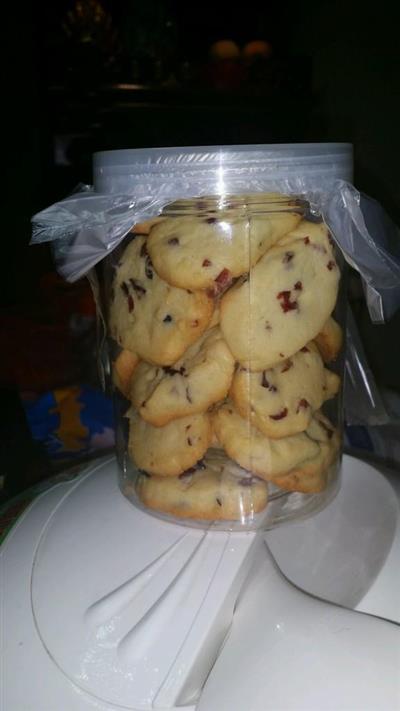 The cranberry cookie