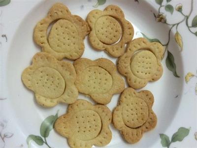 Flower biscuits