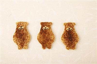 Puppy bear cookies