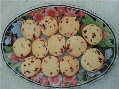 Cranberry cookies