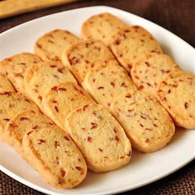 Cranberry cookies, you can make a hundred of them.