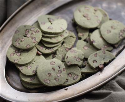 Tea and honey bean cookies