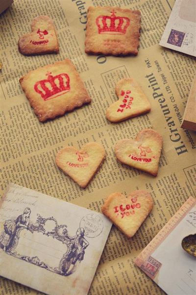 Cookies with stamps