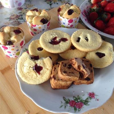 Biscuito de arándanos