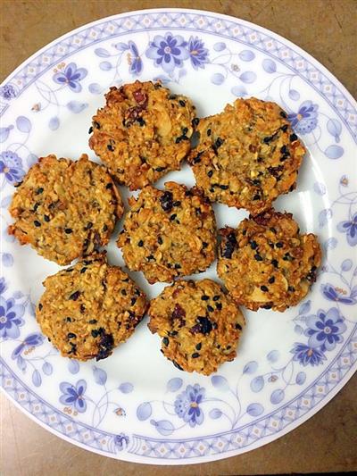 Oil-free banana and oatmeal cookies