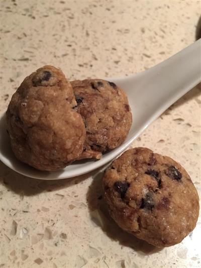 Chocolate and peanut butter cookies