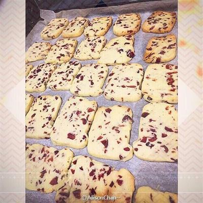 Biscuits de galleta de arándanos