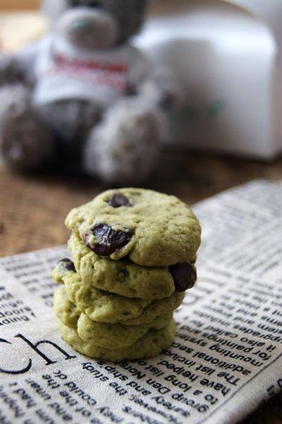 Honey bean paste and tea cookies