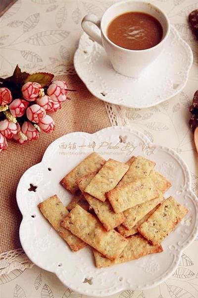 Bacon galleta de queso