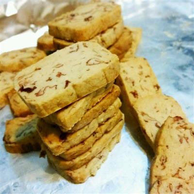 Bueno comer sin pararse las galletas rosas