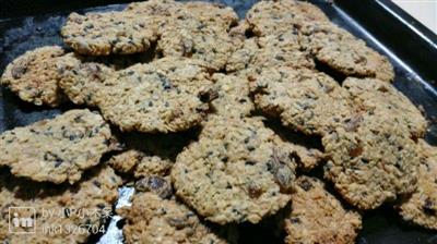 Oat grape biscuits