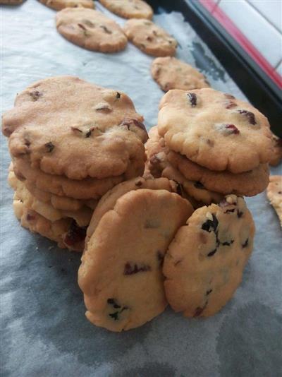 Cranberry cookies