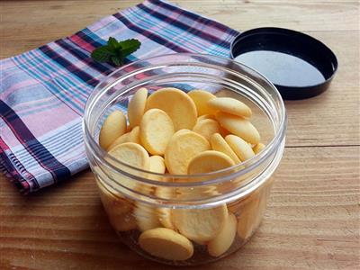 Pequeñas galletas circulares