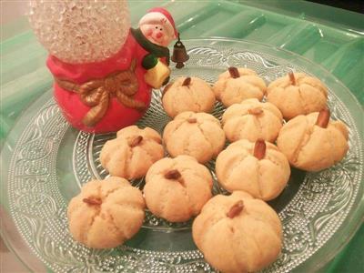 Pumpkin biscuits with mushrooms