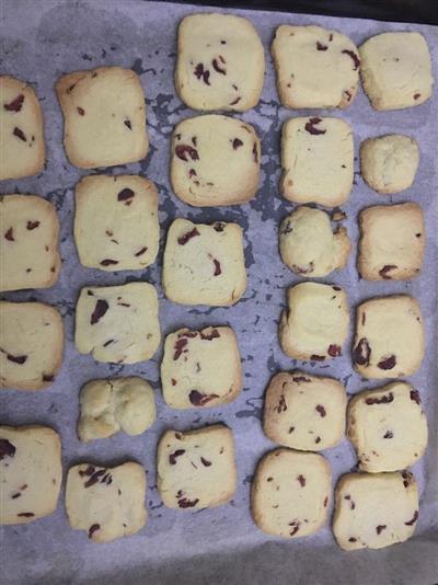 Cranberry cookies and cookies