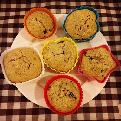 Banana and chocolate muffins