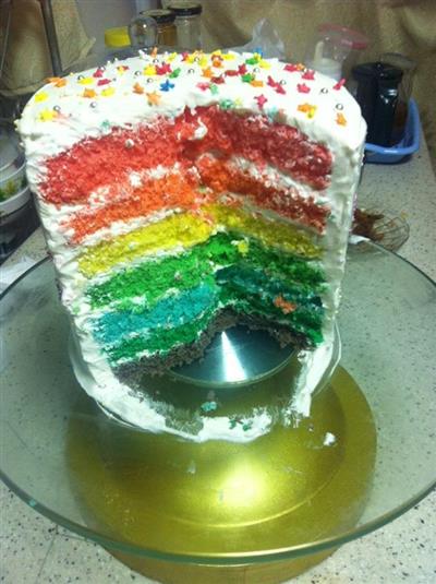 Rainbow cake