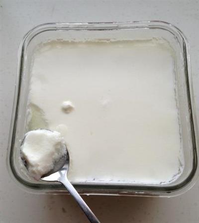 Tarro de arroz casero casero yogur