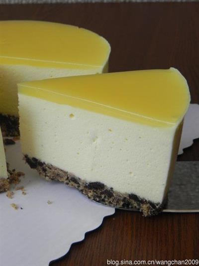 Lemon frozen cheese cake