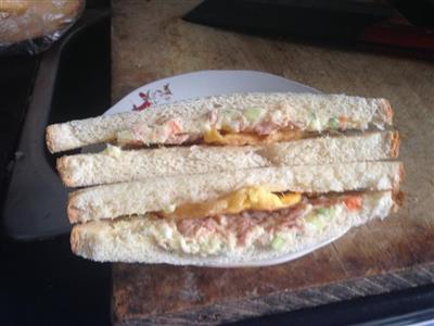 Sandwich de atún