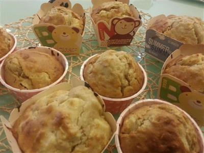 Apple muffin de avena