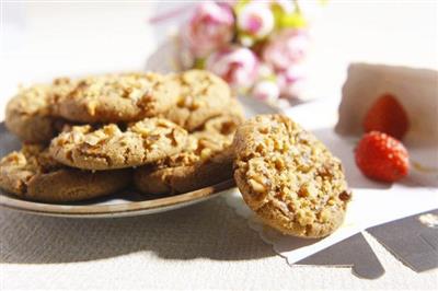 Oatmeal and walnut