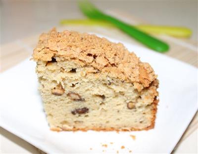 Afternoon tea - coffee walnut muffin cake