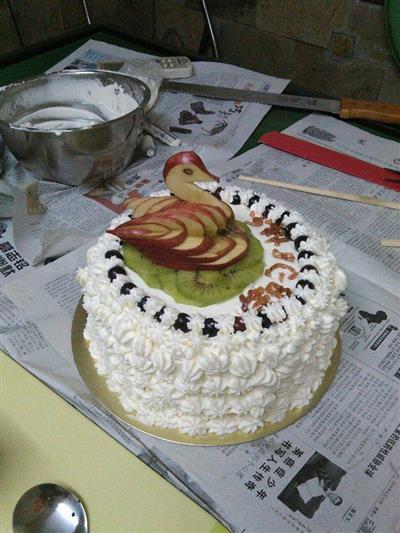 Six-year-old birthday cake for his son