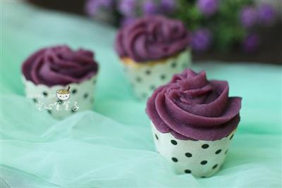 Glutinous rice paper cup cake