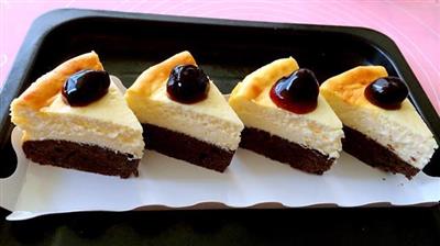 Brown cheese cake