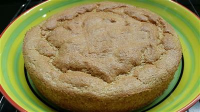 Sin aceite torta de avena . 