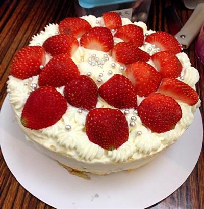 Jelly cake with mango mousse