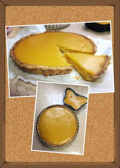 Pumpkin pie with honey