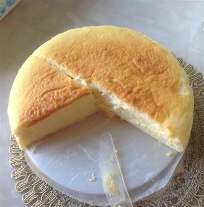 Pastel de queso ligero japonés