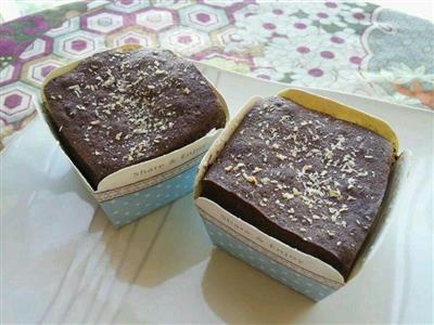 Cake brownie de nuez