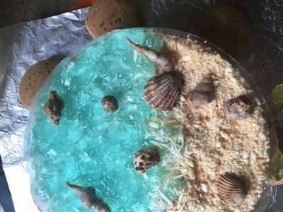 Sea cucumber cake