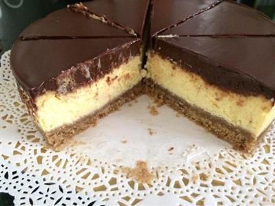 Cake de queso chocolate