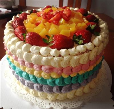 Rainbow cake