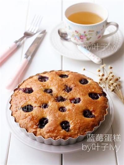 The simple blueberry cake